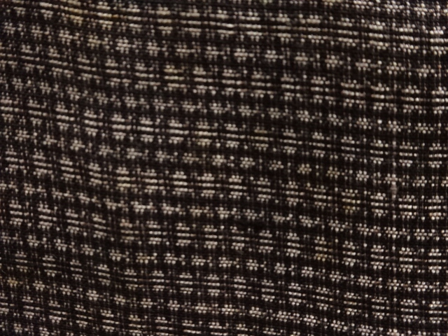 JAPANESE KIMONO / ANTIQUE MENS HAORI / SILK / DORO OSHIMA TSUMUGI